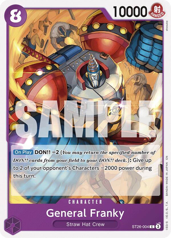 General Franky [Starter Deck: Purple/Black Monkey.D.Luffy] | Deep Dive Games St. Marys