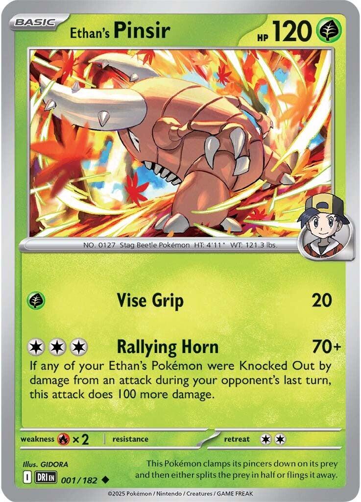 Ethan's Pinsir (001/182) [Scarlet & Violet: Destined Rivals] | Deep Dive Games St. Marys