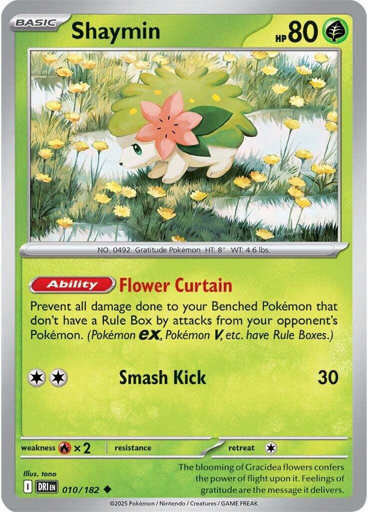 Shaymin (010/182) [Scarlet & Violet: Destined Rivals] | Deep Dive Games St. Marys