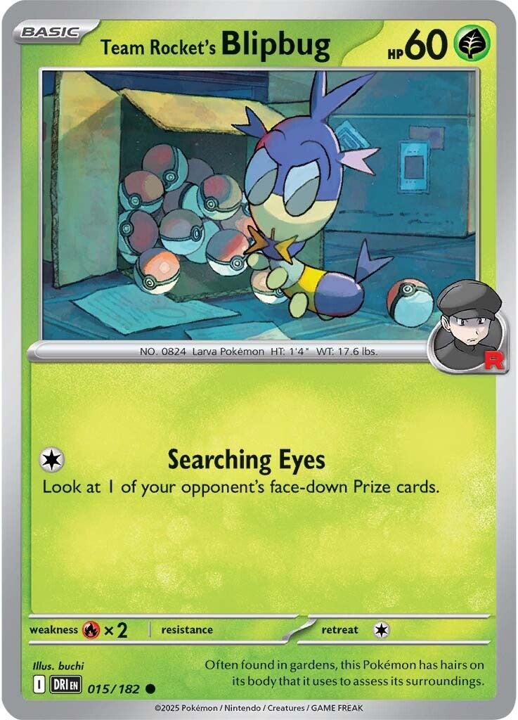 Team Rocket's Blipbug (015/182) [Scarlet & Violet: Destined Rivals] | Deep Dive Games St. Marys