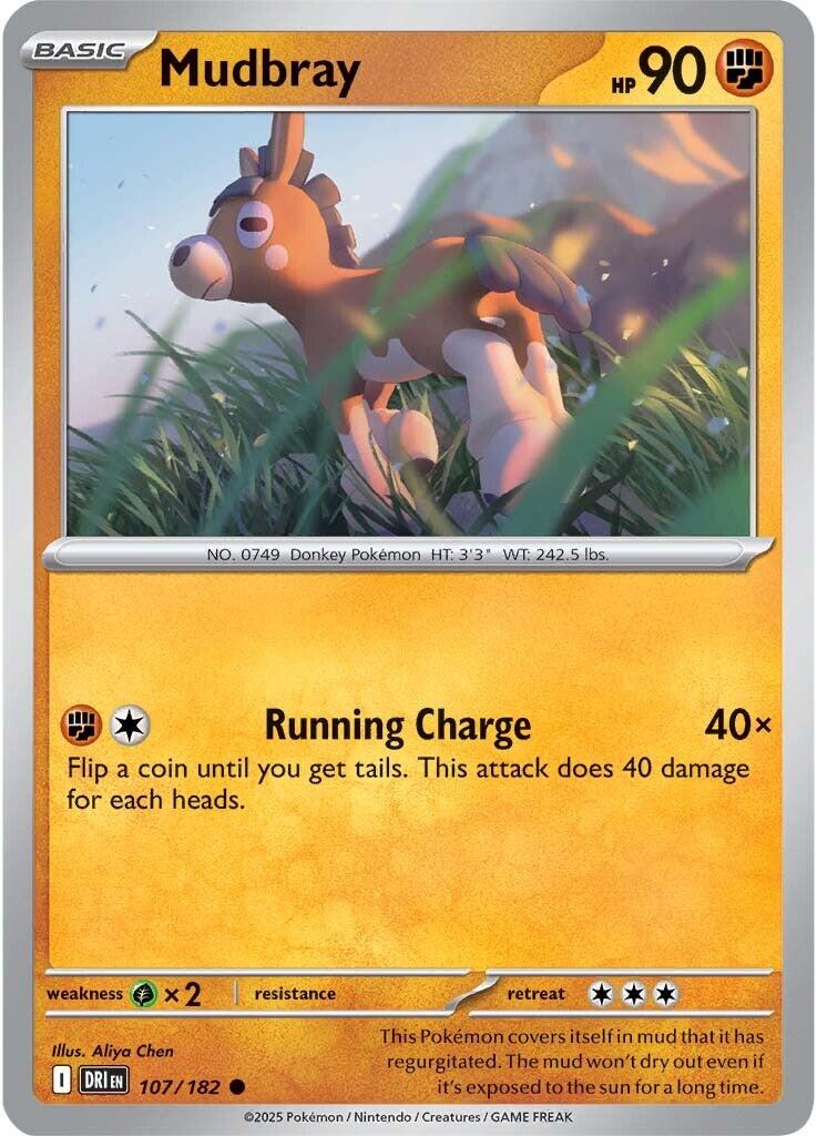 Mudbray (107/182) [Scarlet & Violet: Destined Rivals] | Deep Dive Games St. Marys