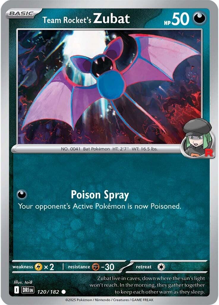 Team Rocket's Zubat (120/182) [Scarlet & Violet: Destined Rivals] | Deep Dive Games St. Marys