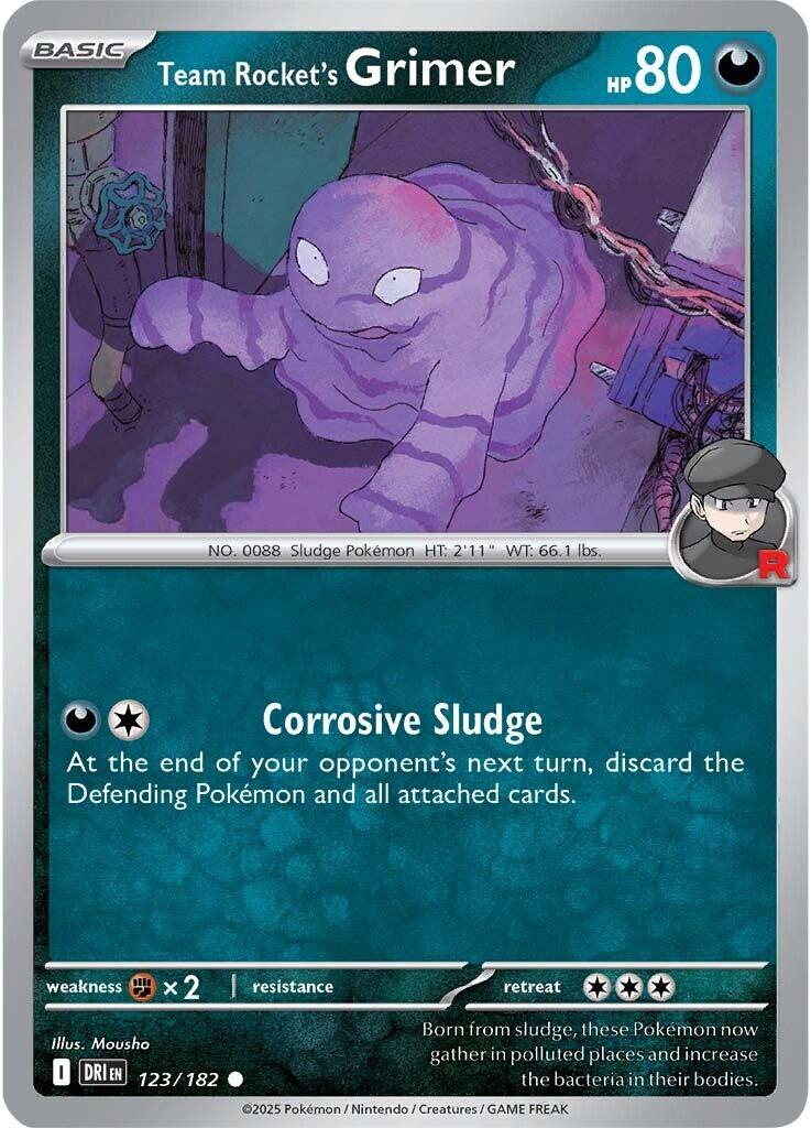 Team Rocket's Grimer (123/182) [Scarlet & Violet: Destined Rivals] | Deep Dive Games St. Marys