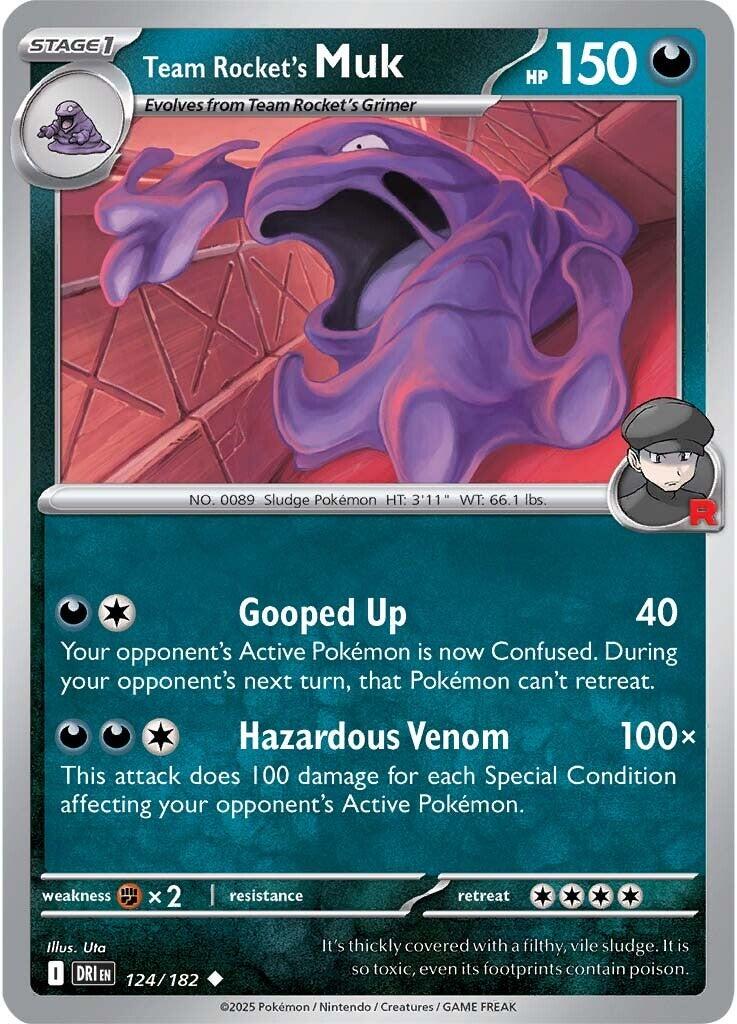 Team Rocket's Muk (124/182) [Scarlet & Violet: Destined Rivals] | Deep Dive Games St. Marys