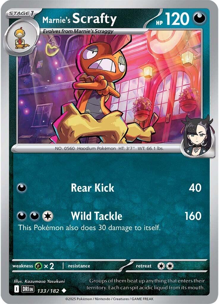 Marnie's Scrafty (133/182) [Scarlet & Violet: Destined Rivals] | Deep Dive Games St. Marys