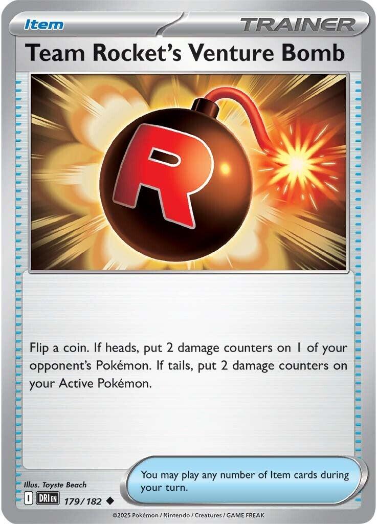 Team Rocket's Venture Bomb (179/182) [Scarlet & Violet: Destined Rivals] | Deep Dive Games St. Marys