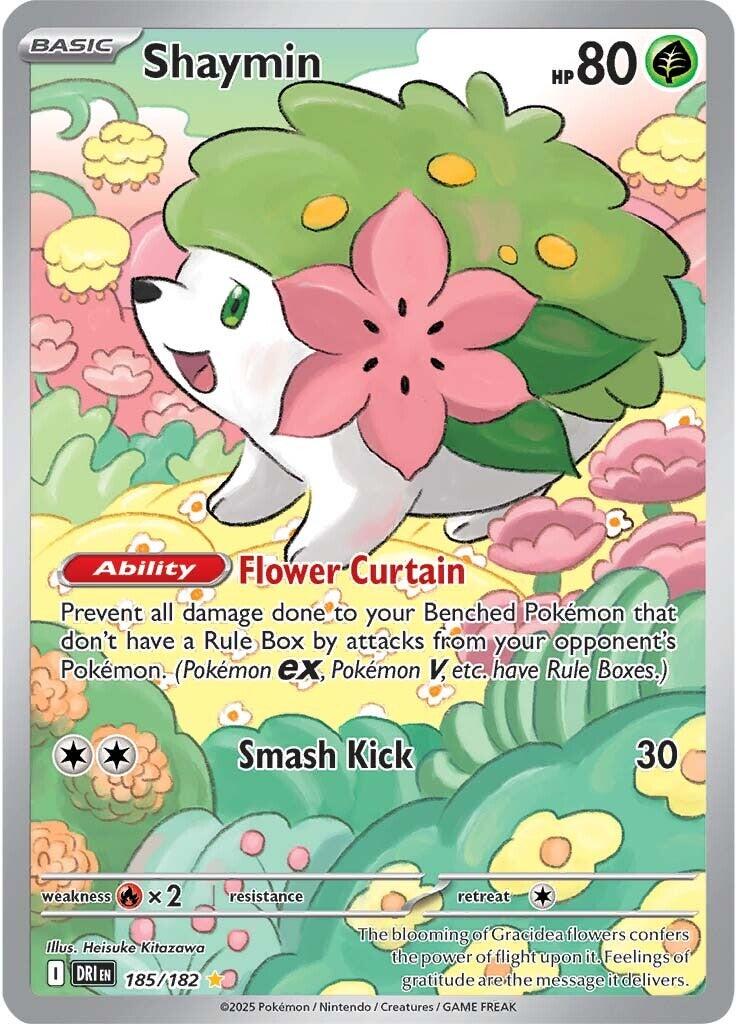 Shaymin (185/182) [Scarlet & Violet: Destined Rivals] | Deep Dive Games St. Marys