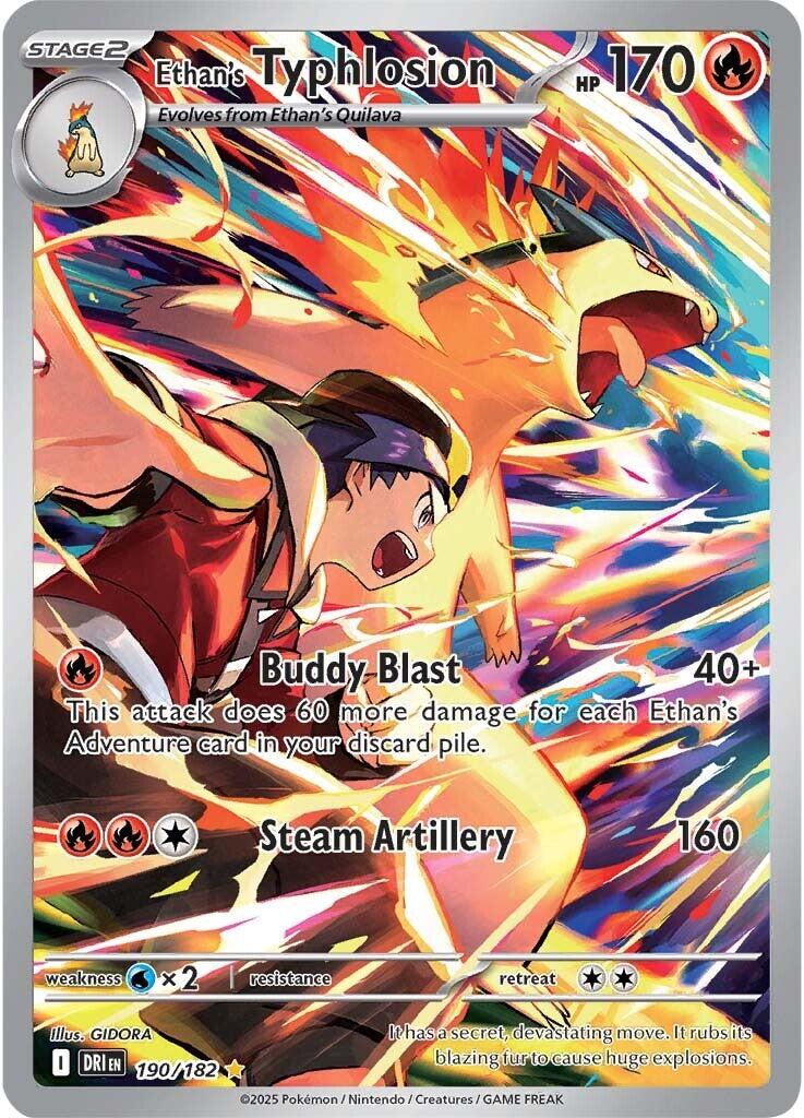 Ethan's Typhlosion (190/182) [Scarlet & Violet: Destined Rivals] | Deep Dive Games St. Marys