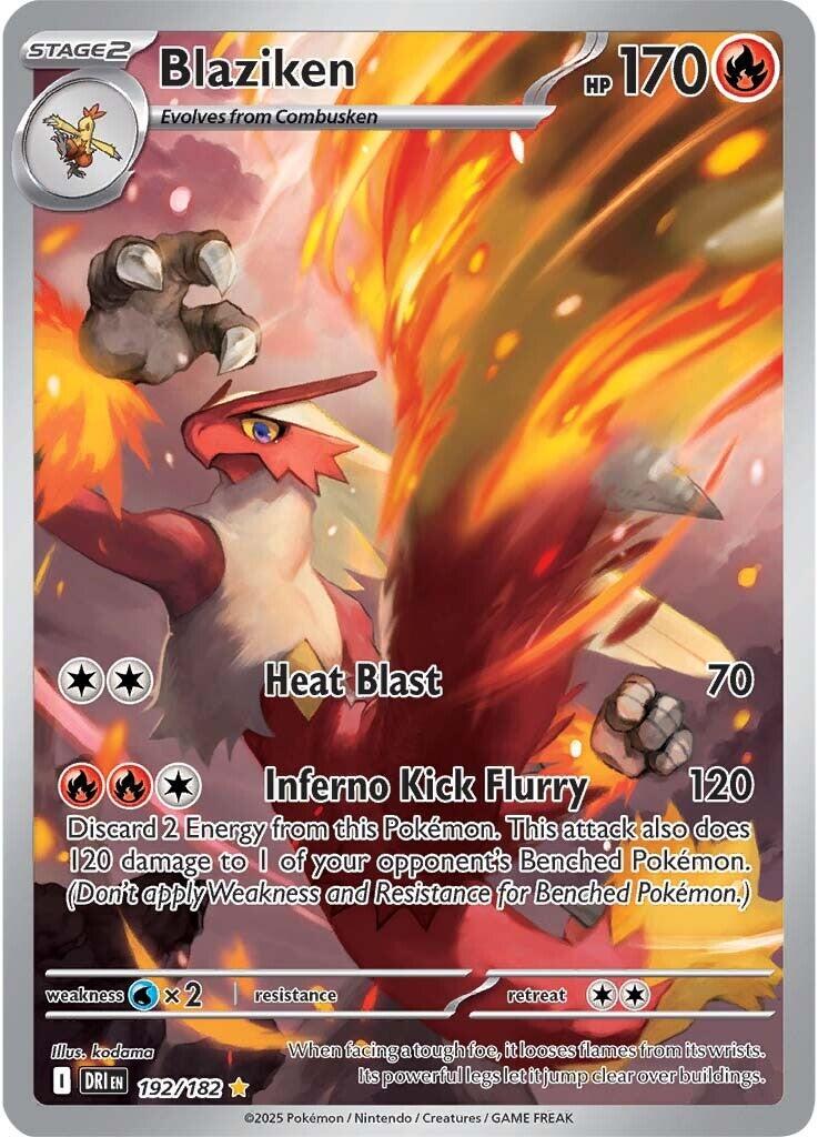 Blaziken (192/182) [Scarlet & Violet: Destined Rivals] | Deep Dive Games St. Marys