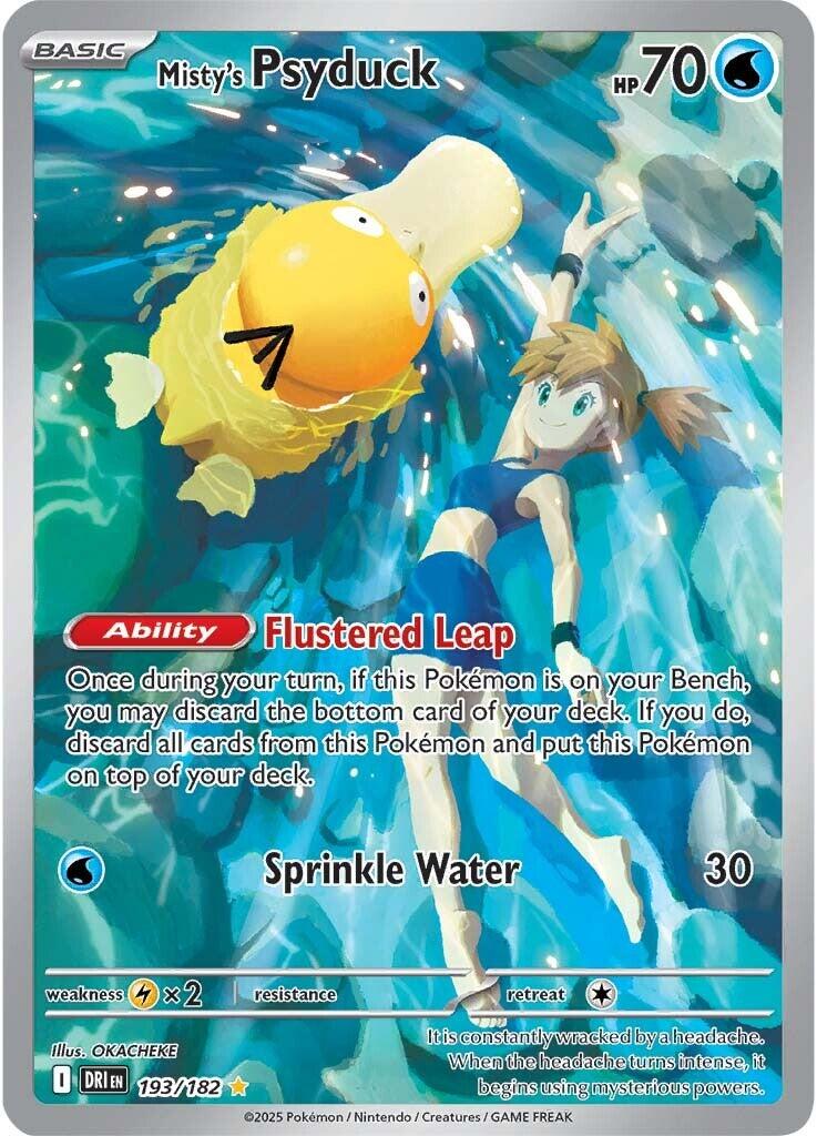 Misty's Psyduck (193/182) [Scarlet & Violet: Destined Rivals] | Deep Dive Games St. Marys