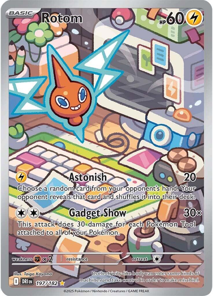 Rotom (197/182) [Scarlet & Violet: Destined Rivals] | Deep Dive Games St. Marys