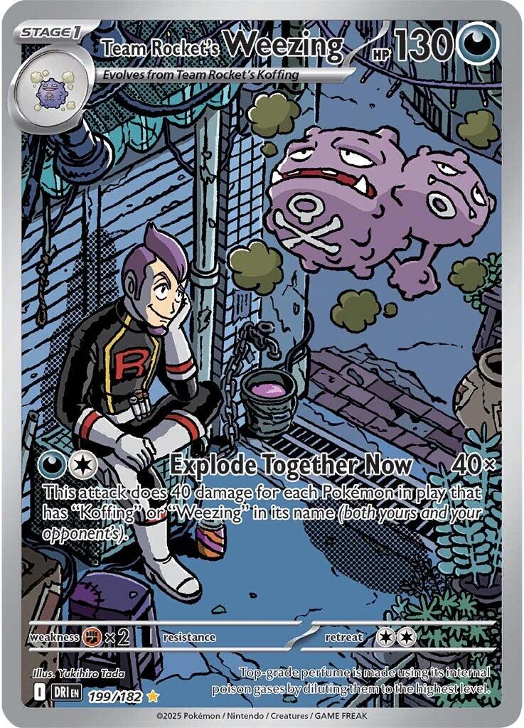 Team Rocket's Weezing (199/182) [Scarlet & Violet: Destined Rivals] | Deep Dive Games St. Marys