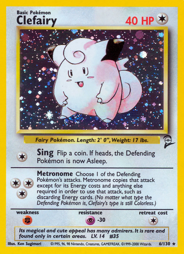 Clefairy (6/130) [Base Set 2] | Deep Dive Games St. Marys