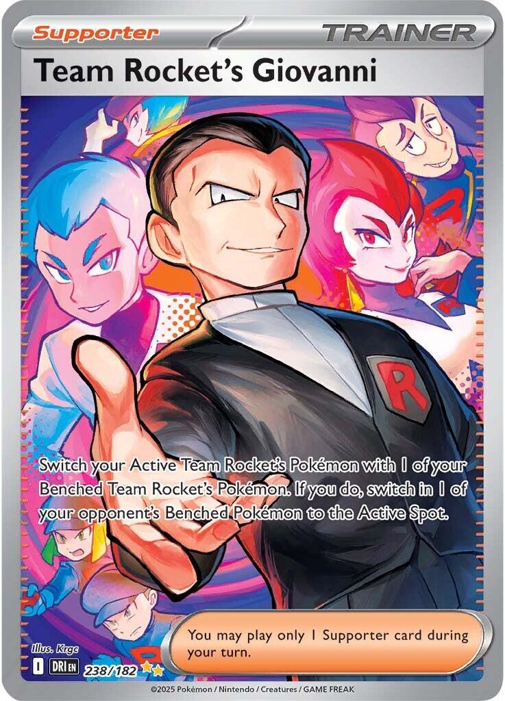 Team Rocket's Giovanni (238/182) [Scarlet & Violet: Destined Rivals] | Deep Dive Games St. Marys