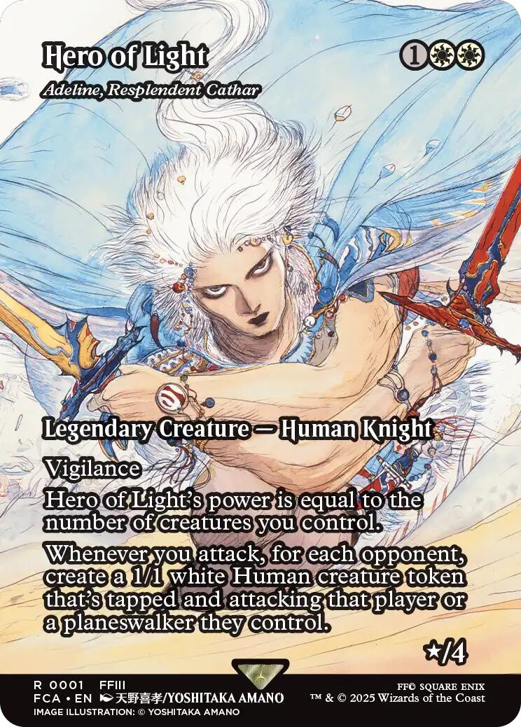 Hero of Light - Adeline, Resplendent Cathar (Showcase) [FINAL FANTASY : Through the Ages] | Deep Dive Games St. Marys