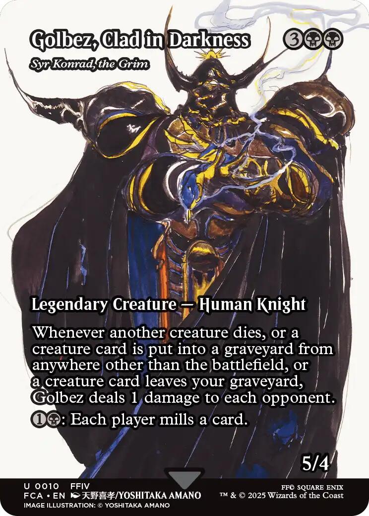 Golbez, Clad in Darkness - Syr Konrad, the Grim (Showcase) [FINAL FANTASY : Through the Ages] | Deep Dive Games St. Marys