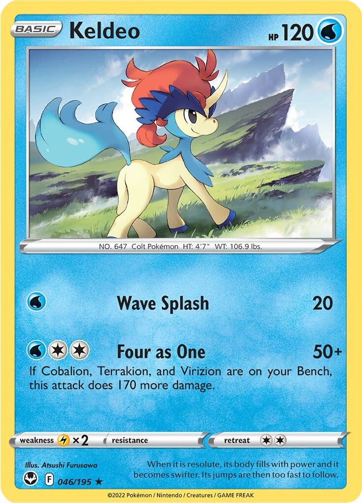 Keldeo (046/195) [Sword & Shield: Silver Tempest] | Deep Dive Games St. Marys