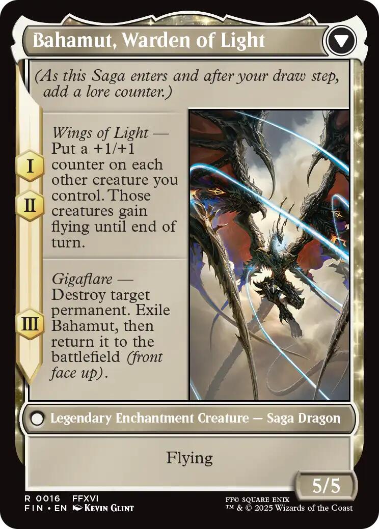 Dion, Bahamut's Dominant // Bahamut, Warden of Light [FINAL FANTASY] | Deep Dive Games St. Marys