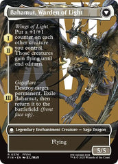 Dion, Bahamut's Dominant // Bahamut, Warden of Light (Borderless) [FINAL FANTASY] | Deep Dive Games St. Marys
