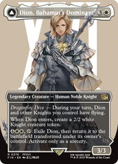 Dion, Bahamut's Dominant // Bahamut, Warden of Light (Borderless) [FINAL FANTASY] | Deep Dive Games St. Marys