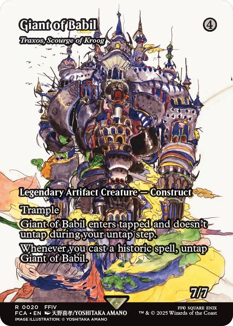 Giant of Babil - Traxos, Scourge of Kroog (Showcase) [FINAL FANTASY : Through the Ages] | Deep Dive Games St. Marys