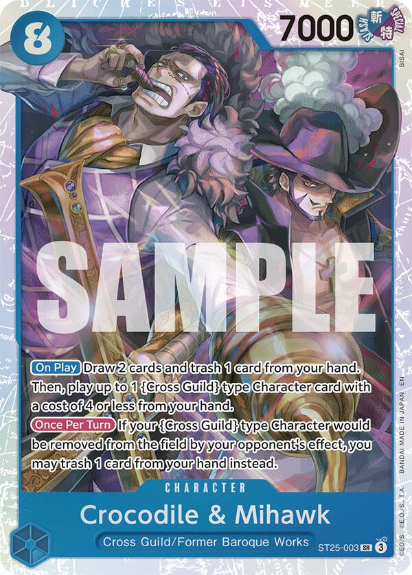 Crocodile & Mihawk [Starter Deck: Blue Buggy] | Deep Dive Games St. Marys