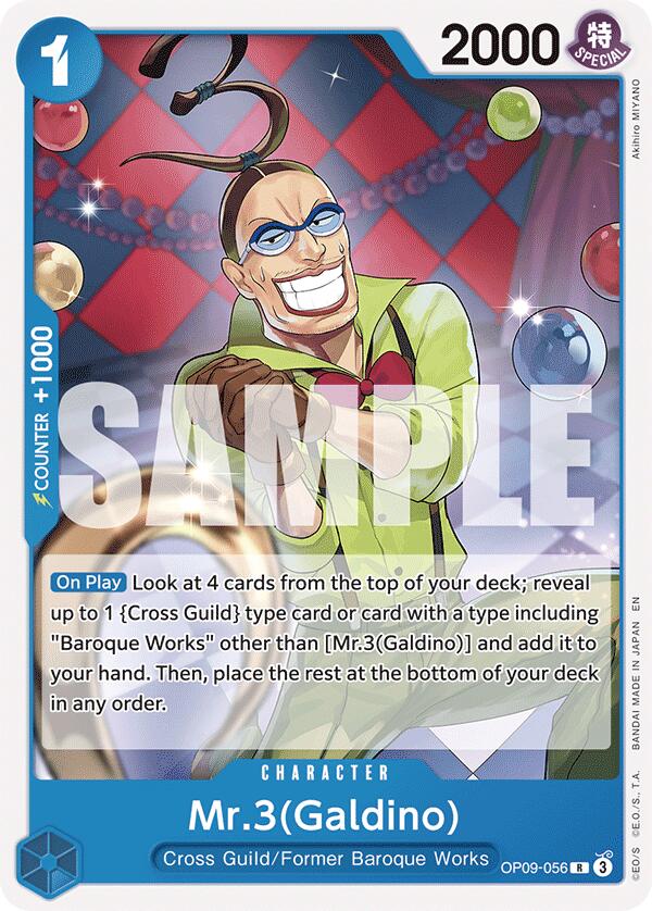 Mr.3(Galdino) (Reprint) [Starter Deck: Blue Buggy] | Deep Dive Games St. Marys