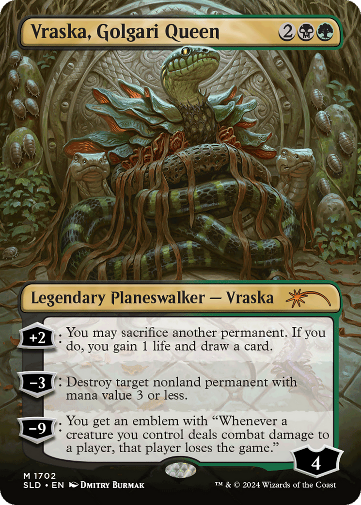 Vraska, Golgari Queen (1702) [Secret Lair Drop Series] | Deep Dive Games St. Marys