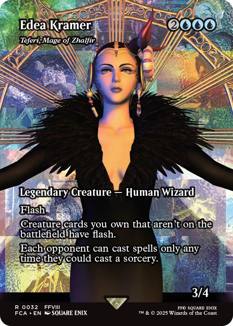 Edea Kramer - Teferi, Mage of Zhalfir (Showcase) [FINAL FANTASY : Through the Ages] | Deep Dive Games St. Marys