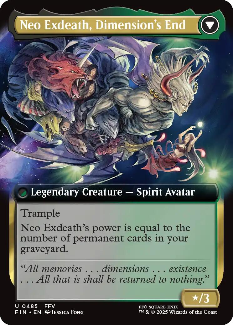 Exdeath, Void Warlock // Neo Exdeath, Dimension's End (Extended Art) [FINAL FANTASY] | Deep Dive Games St. Marys