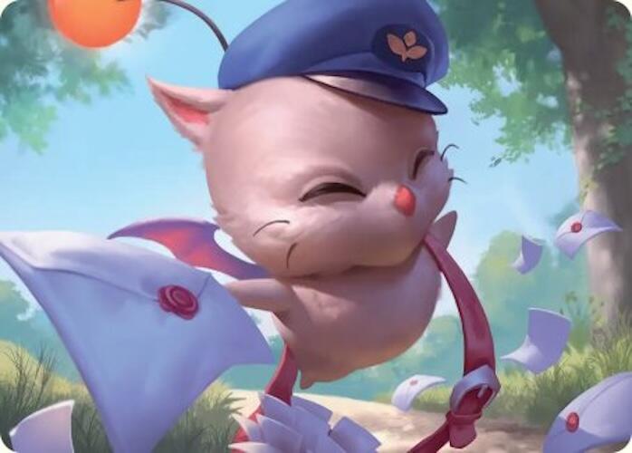 Delivery Moogle Art Card [FINAL FANTASY Art Series] | Deep Dive Games St. Marys