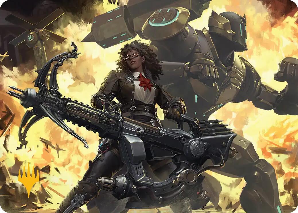 Machinist's Arsenal Art Card (Gold-Stamped Planeswalker Symbol) [FINAL FANTASY Art Series] | Deep Dive Games St. Marys