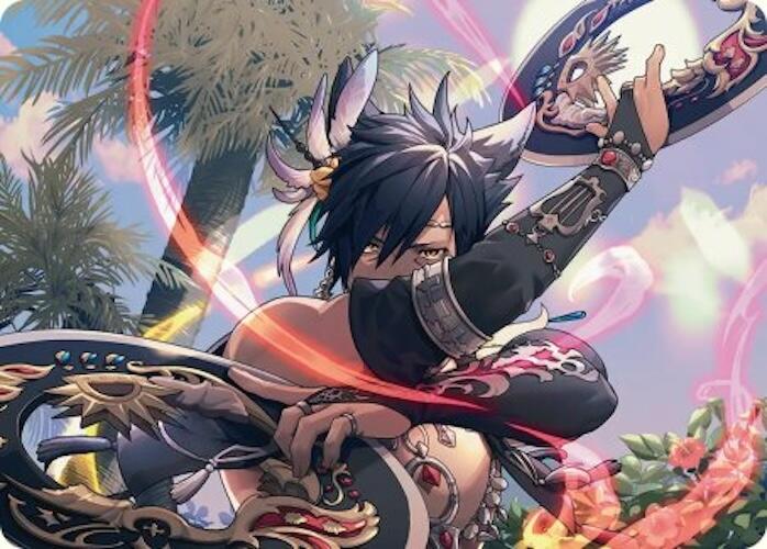 Dancer's Chakrams Art Card [FINAL FANTASY Art Series] | Deep Dive Games St. Marys
