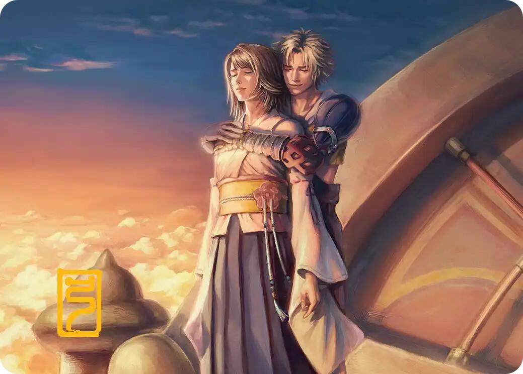 Farewell Art Card (Gold-Stamped Signature) [FINAL FANTASY Art Series] | Deep Dive Games St. Marys