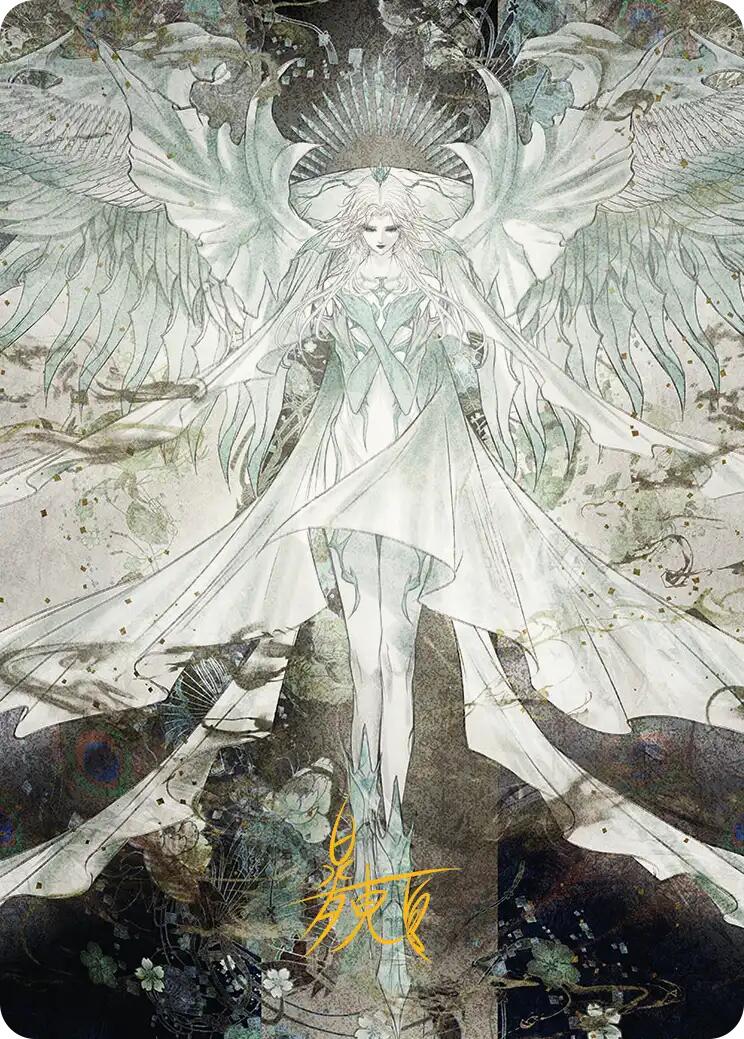 Hydaelyn, the Mothercrystal Art Card (Gold-Stamped Signature) [FINAL FANTASY Art Series] | Deep Dive Games St. Marys