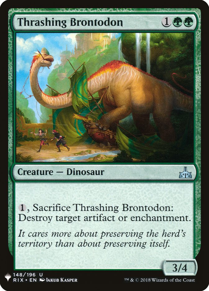 Thrashing Brontodon [Mystery Booster] | Deep Dive Games St. Marys