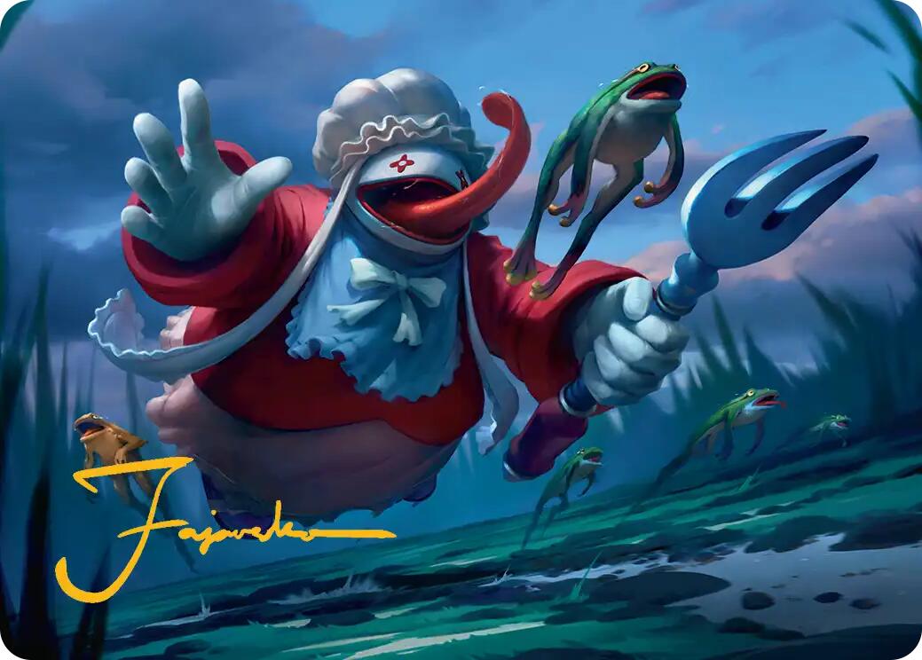 Quina, Qu Gourmet Art Card (Gold-Stamped Signature) [FINAL FANTASY Art Series] | Deep Dive Games St. Marys