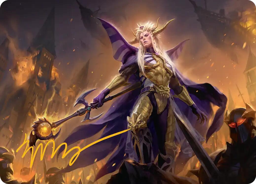 The Emperor of Palamecia Art Card (Gold-Stamped Signature) [FINAL FANTASY Art Series] | Deep Dive Games St. Marys