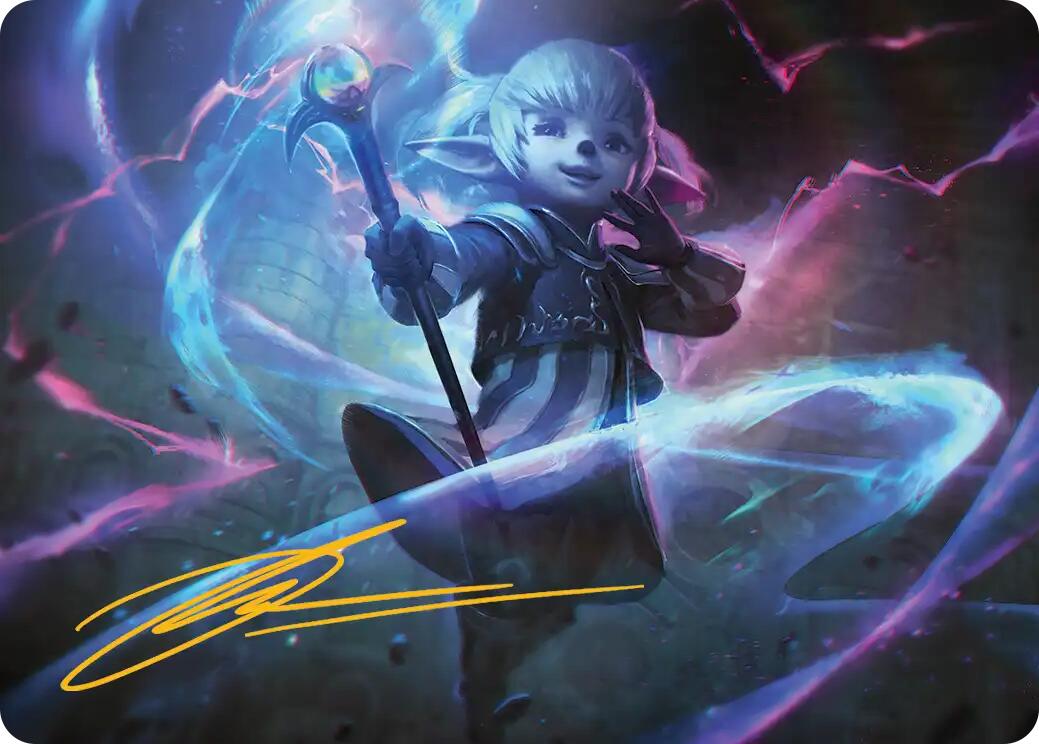 Shantotto, Tactician Magician Art Card (Gold-Stamped Signature) [FINAL FANTASY Art Series] | Deep Dive Games St. Marys