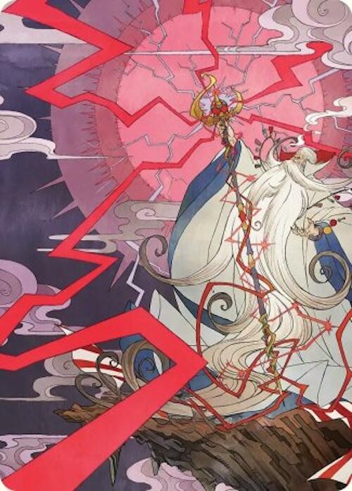 Summon: Esper Ramuh Art Card [FINAL FANTASY Art Series] | Deep Dive Games St. Marys
