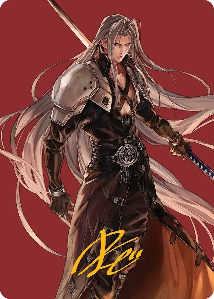 Sephiroth, Fabled SOLDIER Art Card (Gold-Stamped Signature) [FINAL FANTASY Art Series] | Deep Dive Games St. Marys