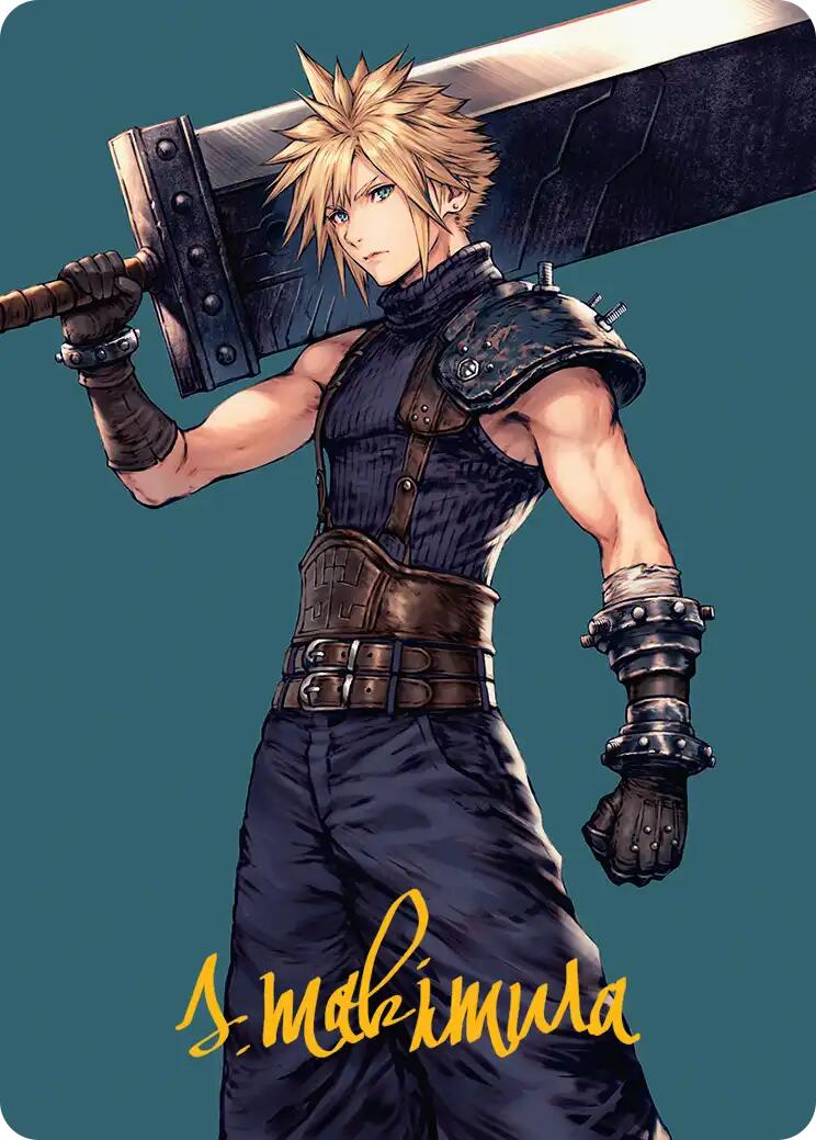 Cloud, Ex-SOLDIER Art Card (Gold-Stamped Signature) [FINAL FANTASY Art Series] | Deep Dive Games St. Marys