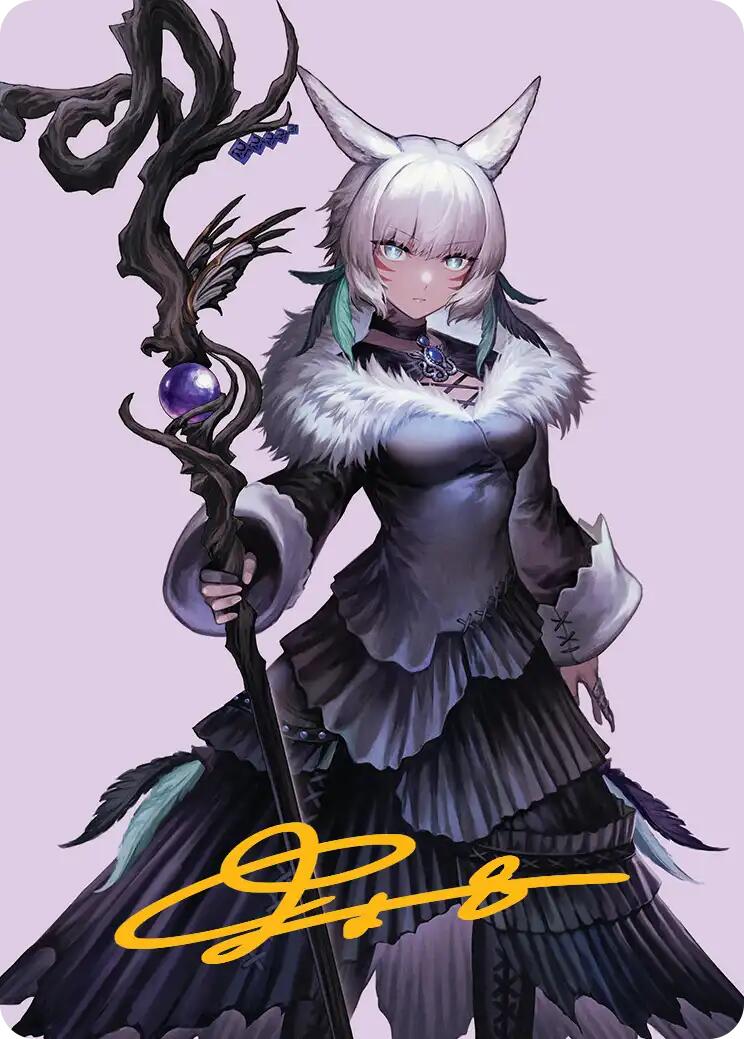 Y'shtola, Night's Blessed Art Card (53) (Gold-Stamped Signature) [FINAL FANTASY Art Series] | Deep Dive Games St. Marys