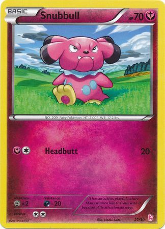 Snubbull (27/30) [XY: Trainer Kit - Sylveon] | Deep Dive Games St. Marys