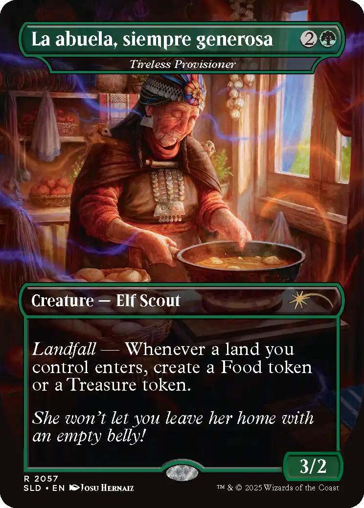 La abuela, siempre generosa - Tireless Provisioner [Secret Lair Drop Series] | Deep Dive Games St. Marys