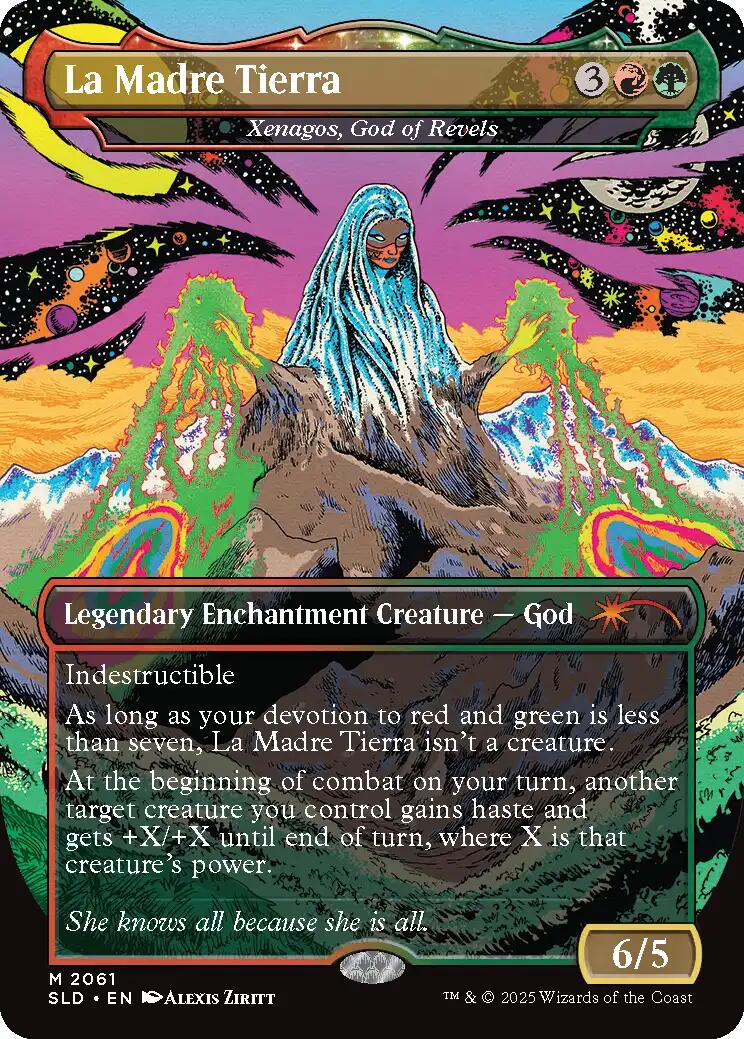 La Madre Tierra - Xenagos, God of Revels [Secret Lair Drop Series] | Deep Dive Games St. Marys