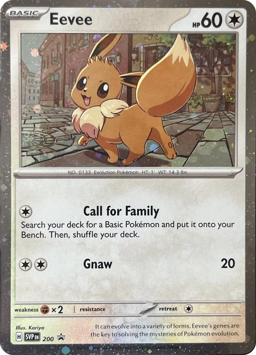 Eevee (200) (Cosmos Holo) [Scarlet & Violet: Black Star Promos] | Deep Dive Games St. Marys