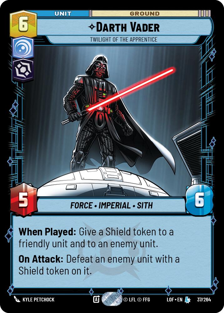Darth Vader - Twilight of the Apprentice (37/264) (37/264) [Legends of the Force] | Deep Dive Games St. Marys