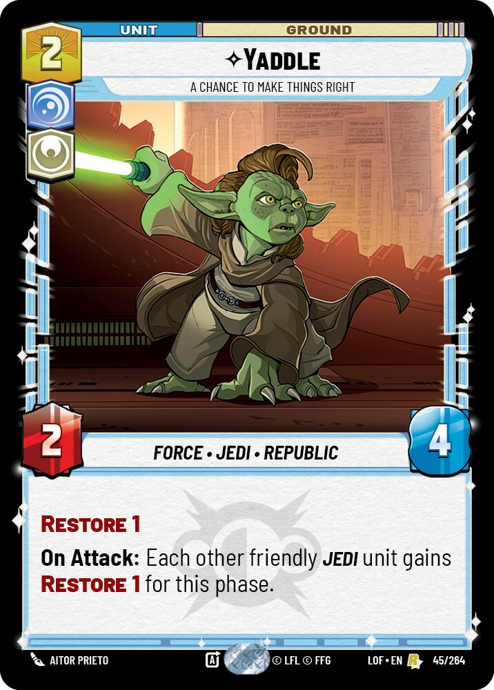 Yaddle - A Chance To Make Things Right (45/264) (45/264) [Legends of the Force] | Deep Dive Games St. Marys