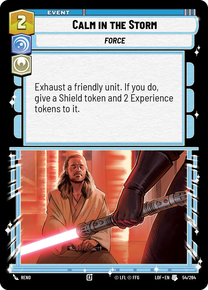Calm in the Storm (54/264) (54/264) [Legends of the Force] | Deep Dive Games St. Marys